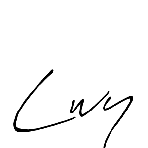 Best and Professional Signature Style for Lwy. Antro_Vectra_Bolder Best Signature Style Collection. Lwy signature style 7 images and pictures png