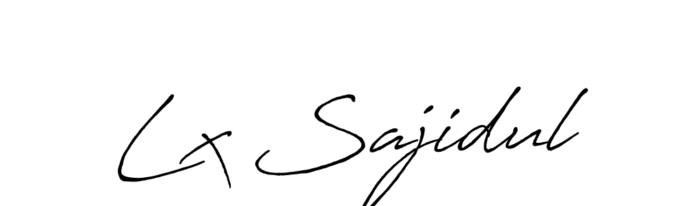 How to Draw Lx Sajidul signature style? Antro_Vectra_Bolder is a latest design signature styles for name Lx Sajidul. Lx Sajidul signature style 7 images and pictures png