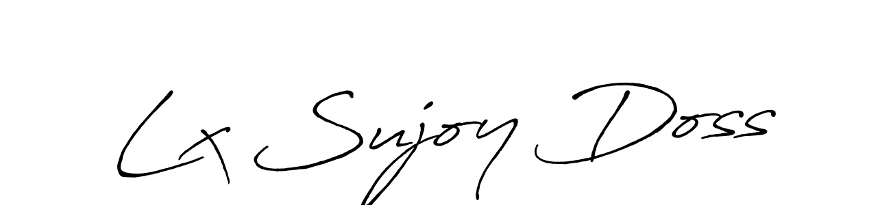 Make a short Lx Sujoy Doss signature style. Manage your documents anywhere anytime using Antro_Vectra_Bolder. Create and add eSignatures, submit forms, share and send files easily. Lx Sujoy Doss signature style 7 images and pictures png