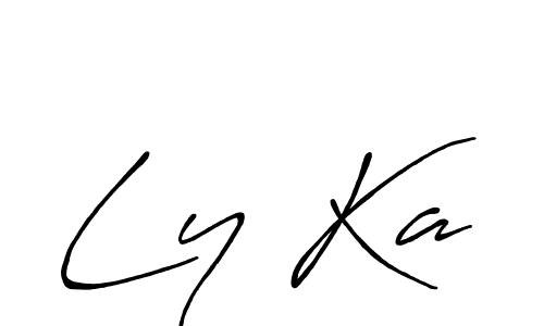 The best way (Antro_Vectra_Bolder) to make a short signature is to pick only two or three words in your name. The name Ly Ka include a total of six letters. For converting this name. Ly Ka signature style 7 images and pictures png