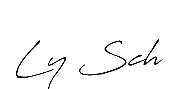 This is the best signature style for the Ly Sch name. Also you like these signature font (Antro_Vectra_Bolder). Mix name signature. Ly Sch signature style 7 images and pictures png