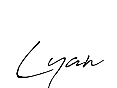 if you are searching for the best signature style for your name Lyan. so please give up your signature search. here we have designed multiple signature styles  using Antro_Vectra_Bolder. Lyan signature style 7 images and pictures png