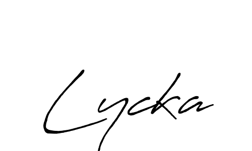 Make a beautiful signature design for name Lycka. Use this online signature maker to create a handwritten signature for free. Lycka signature style 7 images and pictures png