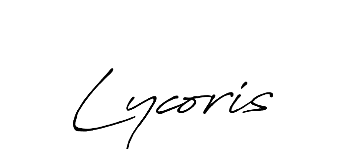 It looks lik you need a new signature style for name Lycoris. Design unique handwritten (Antro_Vectra_Bolder) signature with our free signature maker in just a few clicks. Lycoris signature style 7 images and pictures png