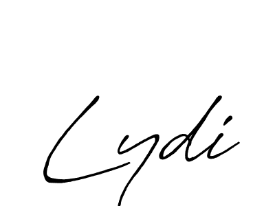 How to make Lydi signature? Antro_Vectra_Bolder is a professional autograph style. Create handwritten signature for Lydi name. Lydi signature style 7 images and pictures png
