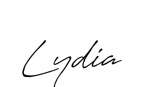 Create a beautiful signature design for name Lydia. With this signature (Antro_Vectra_Bolder) fonts, you can make a handwritten signature for free. Lydia signature style 7 images and pictures png