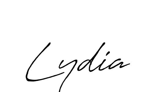 Create a beautiful signature design for name Lydia. With this signature (Antro_Vectra_Bolder) fonts, you can make a handwritten signature for free. Lydia signature style 7 images and pictures png