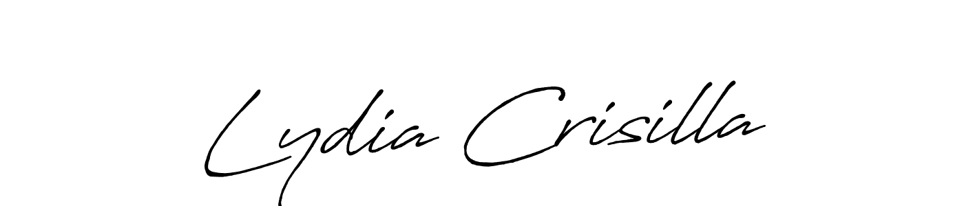 How to make Lydia Crisilla signature? Antro_Vectra_Bolder is a professional autograph style. Create handwritten signature for Lydia Crisilla name. Lydia Crisilla signature style 7 images and pictures png