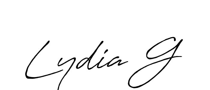 Use a signature maker to create a handwritten signature online. With this signature software, you can design (Antro_Vectra_Bolder) your own signature for name Lydia G. Lydia G signature style 7 images and pictures png