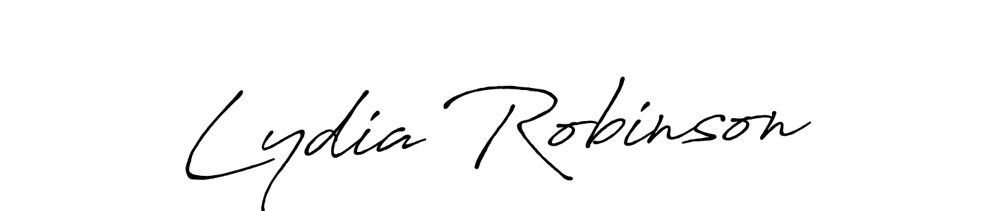 Antro_Vectra_Bolder is a professional signature style that is perfect for those who want to add a touch of class to their signature. It is also a great choice for those who want to make their signature more unique. Get Lydia Robinson name to fancy signature for free. Lydia Robinson signature style 7 images and pictures png