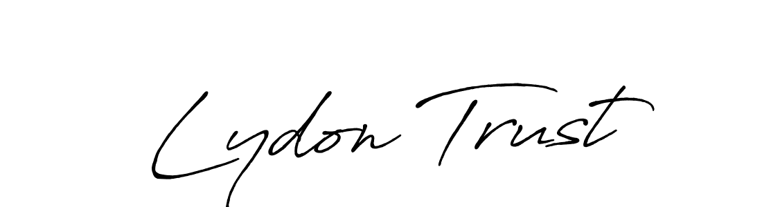 Also You can easily find your signature by using the search form. We will create Lydon Trust name handwritten signature images for you free of cost using Antro_Vectra_Bolder sign style. Lydon Trust signature style 7 images and pictures png