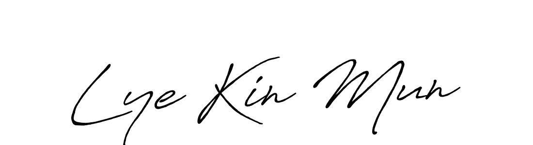 Make a beautiful signature design for name Lye Kin Mun. Use this online signature maker to create a handwritten signature for free. Lye Kin Mun signature style 7 images and pictures png
