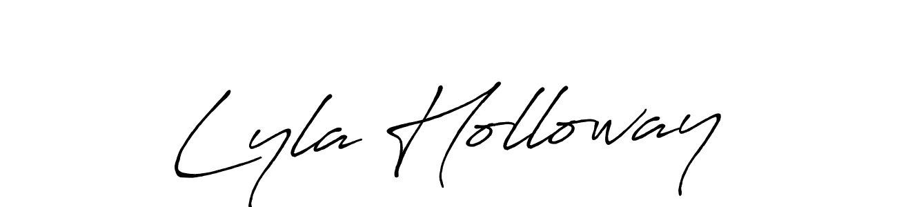if you are searching for the best signature style for your name Lyla Holloway. so please give up your signature search. here we have designed multiple signature styles  using Antro_Vectra_Bolder. Lyla Holloway signature style 7 images and pictures png