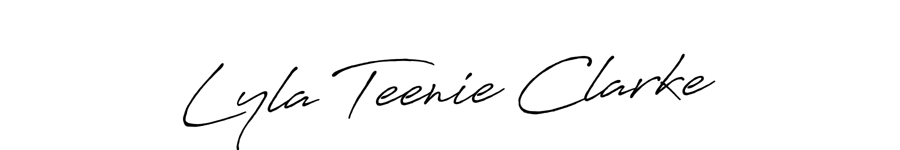 You can use this online signature creator to create a handwritten signature for the name Lyla Teenie Clarke. This is the best online autograph maker. Lyla Teenie Clarke signature style 7 images and pictures png