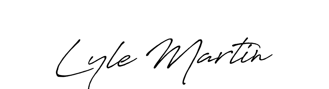 Antro_Vectra_Bolder is a professional signature style that is perfect for those who want to add a touch of class to their signature. It is also a great choice for those who want to make their signature more unique. Get Lyle Martin name to fancy signature for free. Lyle Martin signature style 7 images and pictures png