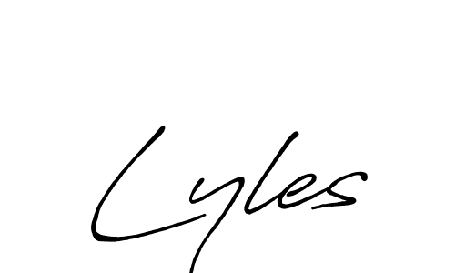 if you are searching for the best signature style for your name Lyles. so please give up your signature search. here we have designed multiple signature styles  using Antro_Vectra_Bolder. Lyles signature style 7 images and pictures png