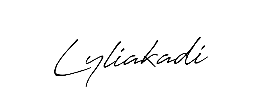 Design your own signature with our free online signature maker. With this signature software, you can create a handwritten (Antro_Vectra_Bolder) signature for name Lyliakadi. Lyliakadi signature style 7 images and pictures png