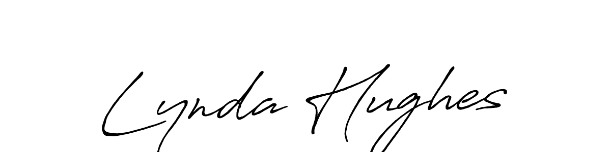Make a beautiful signature design for name Lynda Hughes. Use this online signature maker to create a handwritten signature for free. Lynda Hughes signature style 7 images and pictures png