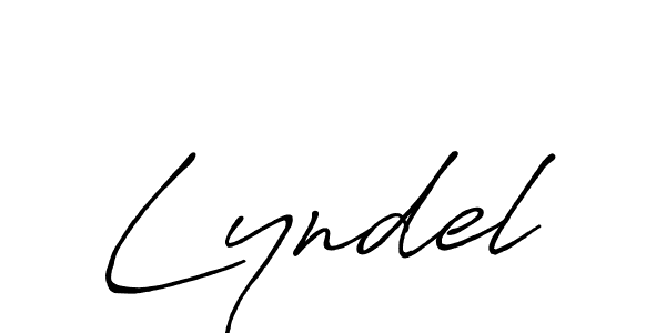 How to make Lyndel signature? Antro_Vectra_Bolder is a professional autograph style. Create handwritten signature for Lyndel name. Lyndel signature style 7 images and pictures png