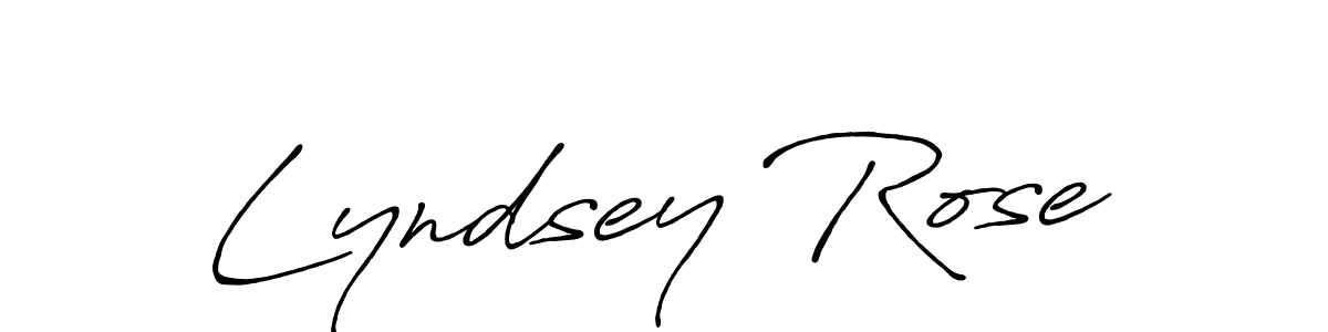 Also we have Lyndsey Rose name is the best signature style. Create professional handwritten signature collection using Antro_Vectra_Bolder autograph style. Lyndsey Rose signature style 7 images and pictures png