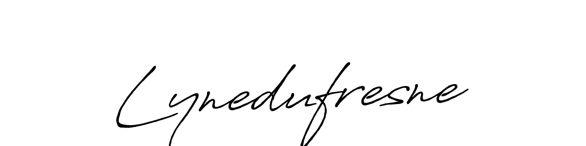 Antro_Vectra_Bolder is a professional signature style that is perfect for those who want to add a touch of class to their signature. It is also a great choice for those who want to make their signature more unique. Get Lynedufresne name to fancy signature for free. Lynedufresne signature style 7 images and pictures png