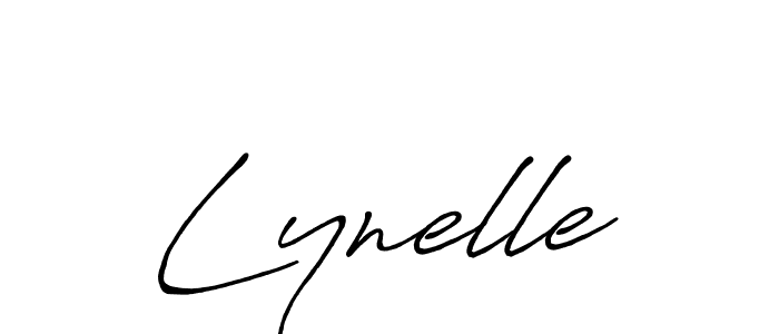 How to make Lynelle name signature. Use Antro_Vectra_Bolder style for creating short signs online. This is the latest handwritten sign. Lynelle signature style 7 images and pictures png