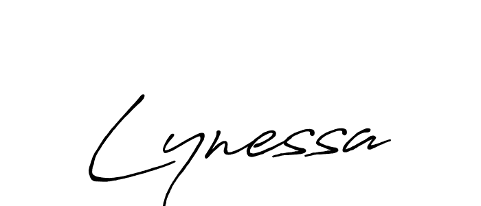 if you are searching for the best signature style for your name Lynessa. so please give up your signature search. here we have designed multiple signature styles  using Antro_Vectra_Bolder. Lynessa signature style 7 images and pictures png