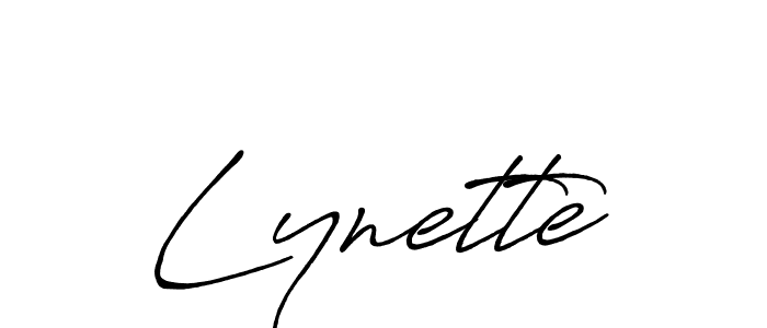 Also we have Lynette name is the best signature style. Create professional handwritten signature collection using Antro_Vectra_Bolder autograph style. Lynette signature style 7 images and pictures png