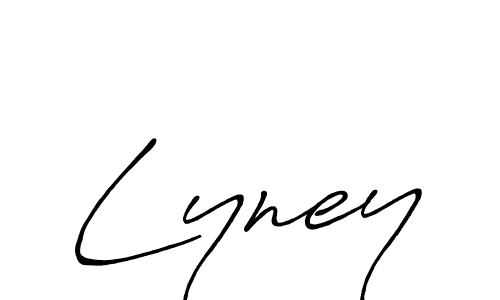 Lyney stylish signature style. Best Handwritten Sign (Antro_Vectra_Bolder) for my name. Handwritten Signature Collection Ideas for my name Lyney. Lyney signature style 7 images and pictures png