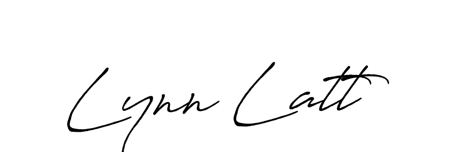 Lynn Latt stylish signature style. Best Handwritten Sign (Antro_Vectra_Bolder) for my name. Handwritten Signature Collection Ideas for my name Lynn Latt. Lynn Latt signature style 7 images and pictures png