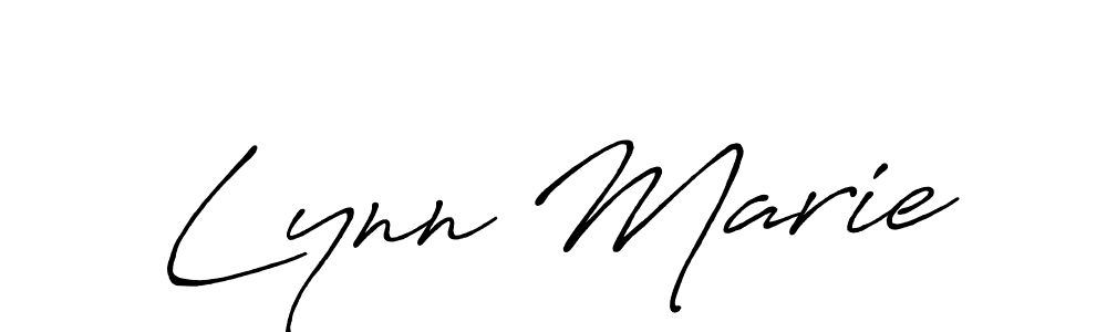 You should practise on your own different ways (Antro_Vectra_Bolder) to write your name (Lynn Marie) in signature. don't let someone else do it for you. Lynn Marie signature style 7 images and pictures png