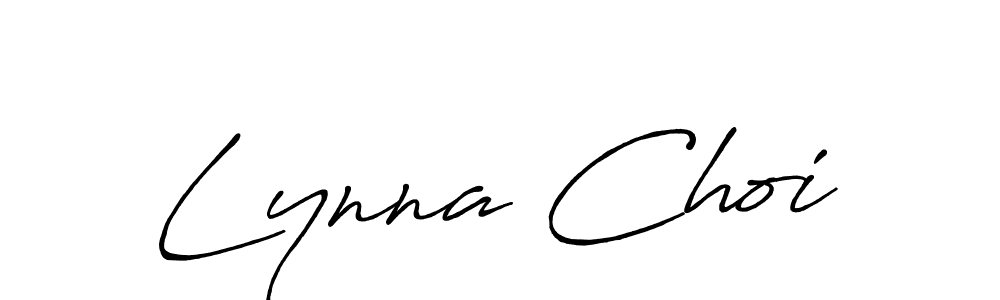 Create a beautiful signature design for name Lynna Choi. With this signature (Antro_Vectra_Bolder) fonts, you can make a handwritten signature for free. Lynna Choi signature style 7 images and pictures png