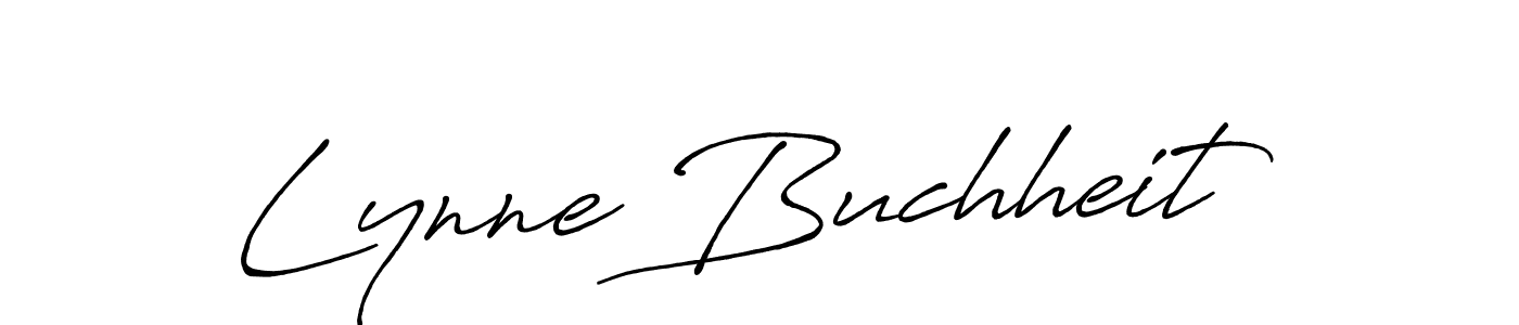 Design your own signature with our free online signature maker. With this signature software, you can create a handwritten (Antro_Vectra_Bolder) signature for name Lynne Buchheit. Lynne Buchheit signature style 7 images and pictures png