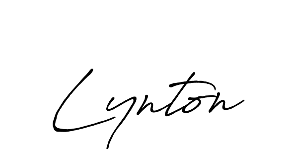 Also we have Lynton name is the best signature style. Create professional handwritten signature collection using Antro_Vectra_Bolder autograph style. Lynton signature style 7 images and pictures png