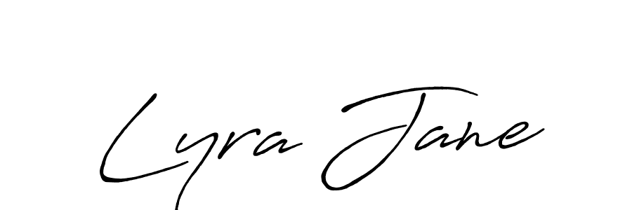 Create a beautiful signature design for name Lyra Jane. With this signature (Antro_Vectra_Bolder) fonts, you can make a handwritten signature for free. Lyra Jane signature style 7 images and pictures png