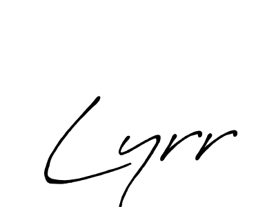 Make a beautiful signature design for name Lyrr. With this signature (Antro_Vectra_Bolder) style, you can create a handwritten signature for free. Lyrr signature style 7 images and pictures png