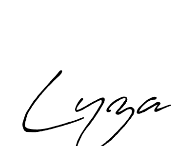 Design your own signature with our free online signature maker. With this signature software, you can create a handwritten (Antro_Vectra_Bolder) signature for name Lyza. Lyza signature style 7 images and pictures png