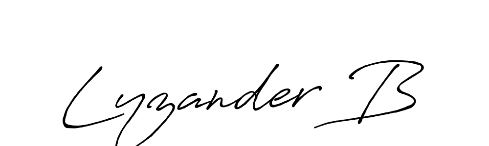 Best and Professional Signature Style for Lyzander B. Antro_Vectra_Bolder Best Signature Style Collection. Lyzander B signature style 7 images and pictures png