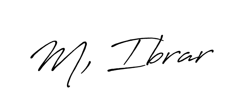 This is the best signature style for the M, Ibrar name. Also you like these signature font (Antro_Vectra_Bolder). Mix name signature. M, Ibrar signature style 7 images and pictures png