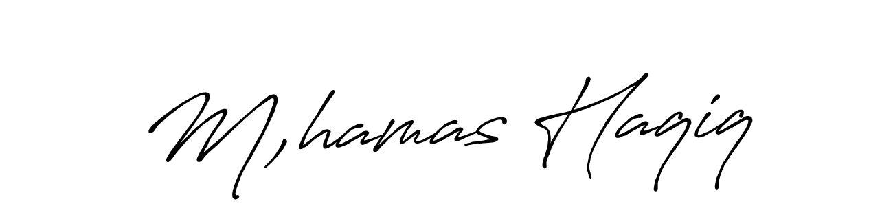 You can use this online signature creator to create a handwritten signature for the name M,hamas Haqiq. This is the best online autograph maker. M,hamas Haqiq signature style 7 images and pictures png