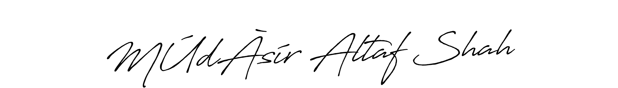 Also we have MÚdÀsír Altaf Shah name is the best signature style. Create professional handwritten signature collection using Antro_Vectra_Bolder autograph style. MÚdÀsír Altaf Shah signature style 7 images and pictures png