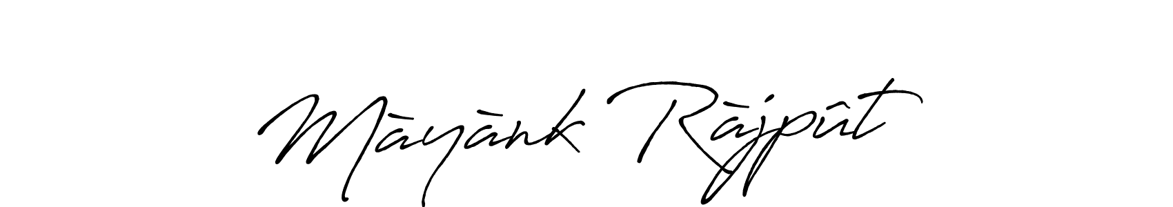 Make a beautiful signature design for name Màyànk Ràjpût. With this signature (Antro_Vectra_Bolder) style, you can create a handwritten signature for free. Màyànk Ràjpût signature style 7 images and pictures png