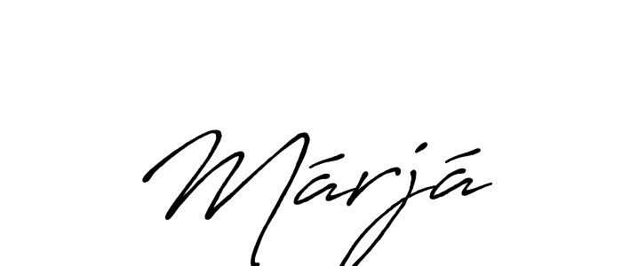 if you are searching for the best signature style for your name Márjá. so please give up your signature search. here we have designed multiple signature styles  using Antro_Vectra_Bolder. Márjá signature style 7 images and pictures png