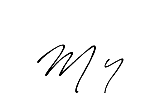 Use a signature maker to create a handwritten signature online. With this signature software, you can design (Antro_Vectra_Bolder) your own signature for name M☆y. M☆y signature style 7 images and pictures png