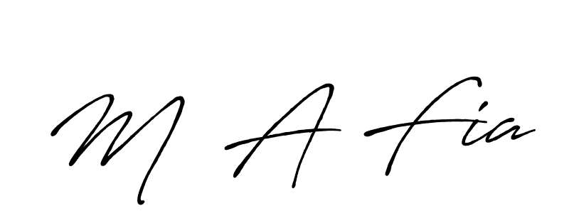 Once you've used our free online signature maker to create your best signature Antro_Vectra_Bolder style, it's time to enjoy all of the benefits that M  A Fia name signing documents. M  A Fia signature style 7 images and pictures png