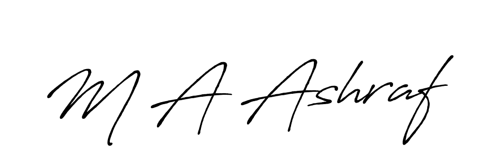 Also You can easily find your signature by using the search form. We will create M A Ashraf name handwritten signature images for you free of cost using Antro_Vectra_Bolder sign style. M A Ashraf signature style 7 images and pictures png