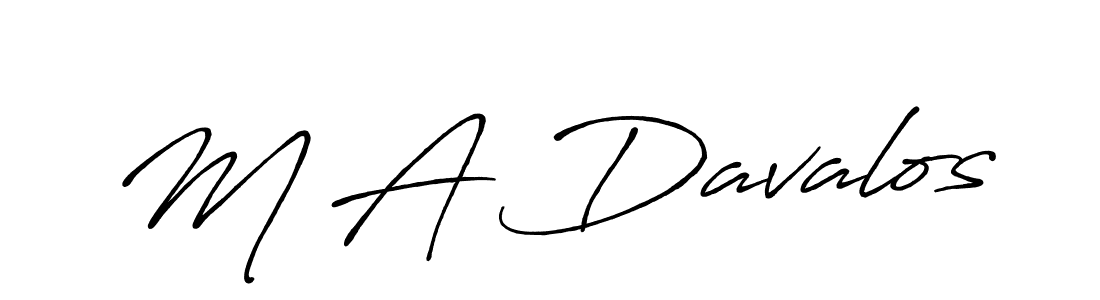 Make a short M A Davalos signature style. Manage your documents anywhere anytime using Antro_Vectra_Bolder. Create and add eSignatures, submit forms, share and send files easily. M A Davalos signature style 7 images and pictures png