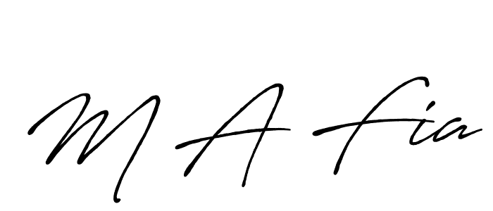 Use a signature maker to create a handwritten signature online. With this signature software, you can design (Antro_Vectra_Bolder) your own signature for name M A Fia. M A Fia signature style 7 images and pictures png