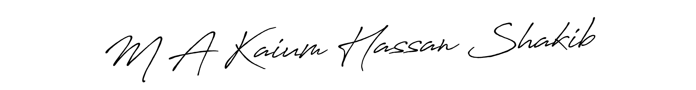 This is the best signature style for the M A Kaium Hassan Shakib name. Also you like these signature font (Antro_Vectra_Bolder). Mix name signature. M A Kaium Hassan Shakib signature style 7 images and pictures png