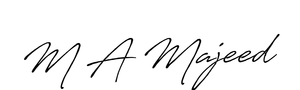 Antro_Vectra_Bolder is a professional signature style that is perfect for those who want to add a touch of class to their signature. It is also a great choice for those who want to make their signature more unique. Get M A Majeed name to fancy signature for free. M A Majeed signature style 7 images and pictures png